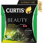 Чай зеленый Curtis &quot;Beauty&quot;, с добавками, 15 пирамидок