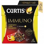 Чай черный Curtis &quot;Immuno&quot;, с добавками, 15 пирамидок