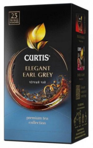 Чай черный Curtis Elegant Earl Grey, 25x1,6 г
