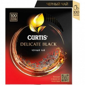 Чай черный Curtis "Delicate Black", листовой, 100 сашетов