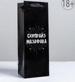 Пакет ламинированный под бутылку «Сюрпрайз»