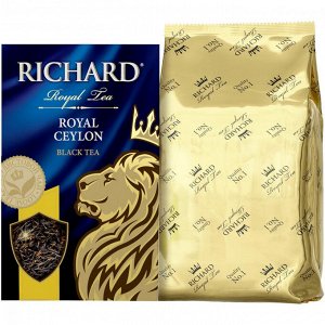 Чай Ричард Richard листовой черный "Royal Ceylon"  90 г