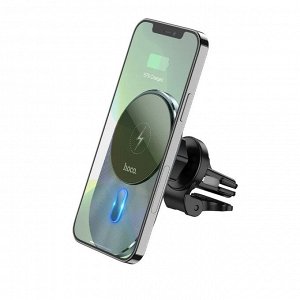 Беспроводное зарядное устройство держатель для телефона HOCO CA91 Magic на воздуховод