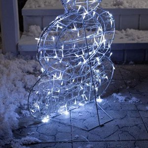 Фигура светодиодная "Снеговичок" 88х47 см, 100 LED, 31V, БЕЛЫЙ