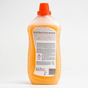 Чистящее средство для пола Sidolux, "Апельсиновое Марсельское мыло", 1 л