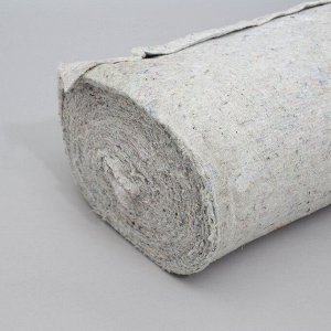 Холстопрошивное полотно (ХПП), ширина 75 см, 50 пог.м, плотность 170 г/м, 2,5 мм, цвет серо-белый