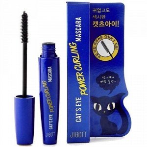 Jigott Подкручивающая тушь для ресниц Cat's Eye Power Curling Mascara