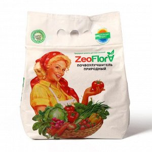 Субстрат осадочный минеральный ZeoFlora, цеолит, почвоулучшитель для растений, 5 л