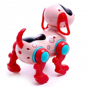 Собака IQ DOG, ходит, поёт, работает от батареек, цвет розовый