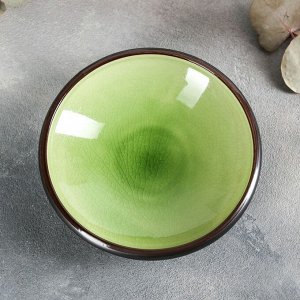 Салатник «Таллула», 16*4 см, цвет зелёный