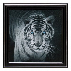 Картина "Тигр" 18х18(21,5х21,5) см