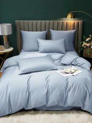Комплект постельного белья САТИН PREMIUM цвет Светлая лаванда 1,5 спальный