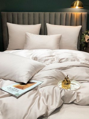 Комплект постельного белья САТИН PREMIUM цвет Чайная роза 1,5 спальный
