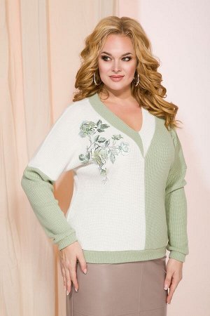 Женский нарядный джемпер-пуловер