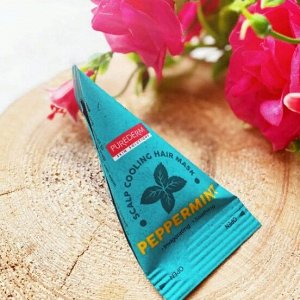 PUREDERM Scalp Cooling Hair Mask Pack - Peppermint (20g) / Маска для волос с экстрактом мяты