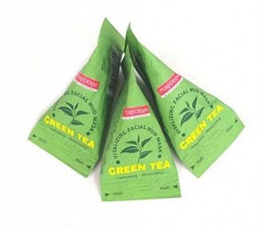 PUREDERM Vitalizing Facial Mud Mask - Green Tea (20g ) / Освежающая увлажняющая глиняная маска для лица с экстрактом зеленого чая