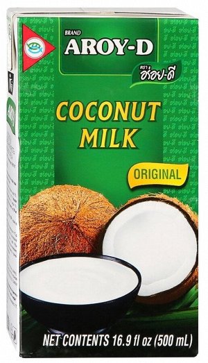 Молоко кокосовое Aroy-D 500мл (Тетра пак)