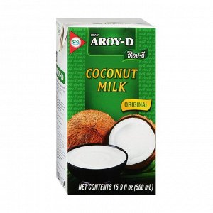 Молоко кокосовое Aroy-D 500мл (Тетра пак)