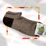 Шерстяные носки укороченные 70% ТОД (41-43, коричневый/шоколад)