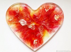 Молд силиконовый Сердце 15*11 см