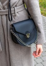 Модель №V168 | кожзам | гладкий | черный | Р848-1 | 29285