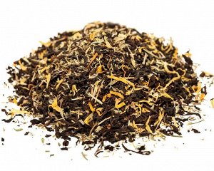 Чабрецовый Бленд крупнолистового черного индийского чая, ароматного чабреца и лепестков календулы.