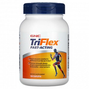 GNC, Быстродействующее средство TriFlex, 120 капсуловидных таблеток