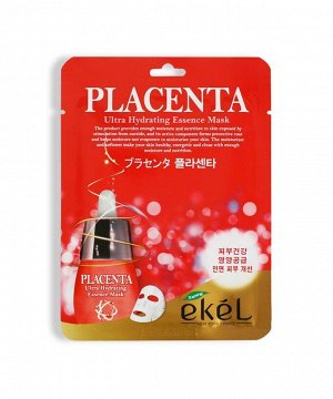 270125 "Ekel" Mask Pack Placenta Маска для лица с экстрактом плаценты 25мл 1/600