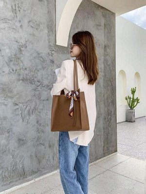 Женская сумка из натуральной кожи, цвет светло - коричневый