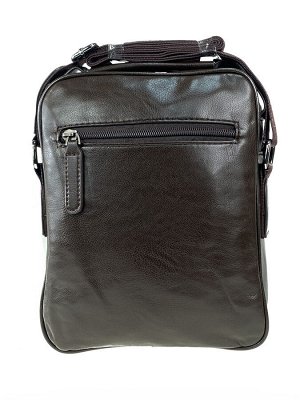 Мужская деловая сумка из искусственной кожи, коричневый цвет
