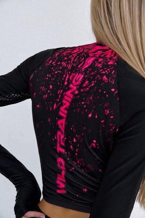 Рашгард Bona Fide: Rashguard Move Up Tiger Lily "Acid Pink"