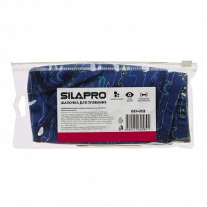 SILAPRO Шапочка для плавания, универсальная, 22.5х17см, капроновое волокно, 12 дизайнов