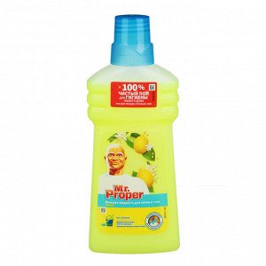 Жидкость для мытья полов и стен MR PROPER Лимон, п/б 500мл