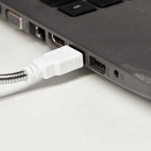 Лампа с USB "Компакт" 3Вт черный 7х1х34 см