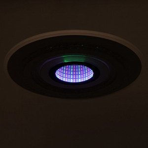 Люстра с ПДУ 1147/1 LED 165Вт 3000К-6000К диммер белый-кофе d-49см