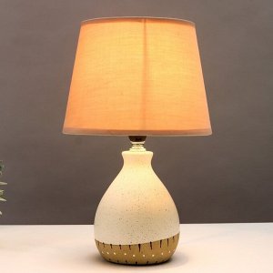 Настольная лампа 16810/1 E14 40Вт белый h.31см