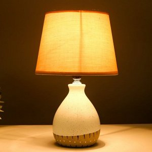 Настольная лампа 16810/1 E14 40Вт белый h.31см