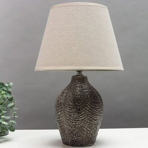 Настольная лампа 16802/1 E14 40Вт бело-черный 25x25x37 см