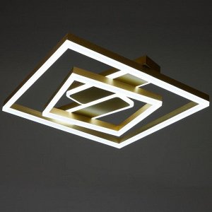 Люстра с ПДУ 1353/4 LED 172Вт 3000-6000К золото 52х50х9 см