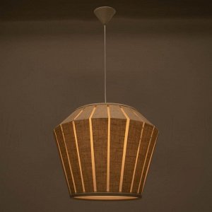 Светильник BayerLux 1673/1CM E27 40Вт кремовый 48х48х36-136 см