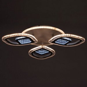 Люстра с ПДУ 1146/3WT LED 81Вт 3000-6000К+подсветка основания диммер белый 50х50х9 см BayerLux 52507