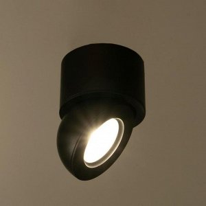 Светильник 1595/1BK LED 8Вт 4000К черный 8х8х8,5 см