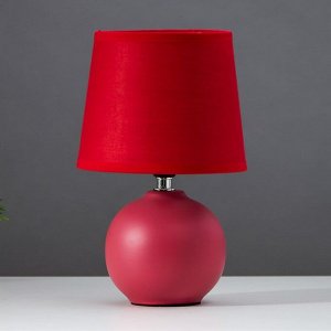 Лампа настольная 16709/1RD E14 40Вт красный 15х15х23 см RISALUX