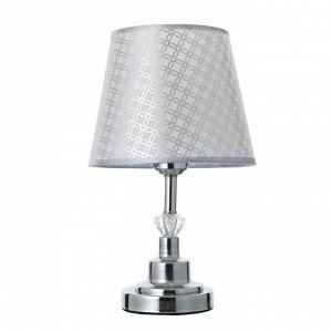 Лампа настольная 16227/1CR Е27 40 Вт хром 21x21x34.5 см RISALUX