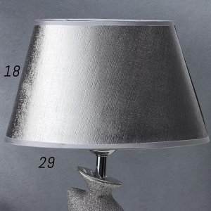 Настольная лампа "Венеция", 1х40Вт Е27, цвет серебро