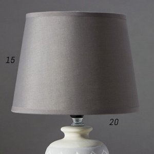 Лампа настольная 16735/1GR E14 40Вт серый h.31см