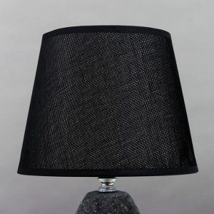 Настольная лампа 16774/1GR E14 40Вт серо-черный 11х11х31 см
