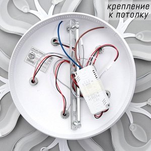 Люстра с ПДУ 1505/5 LED 166Вт 3000-6000К диммер хром 55х55х8,5 см