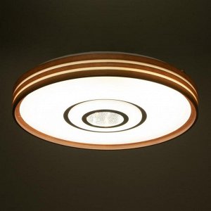 Светильник с ПДУ 1618/1GD LED 48Вт 3000-6000К золото 38х38х6,5 см