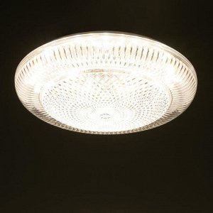 Светильник с ПДУ 1619/1 LED 48Вт 3000-6000К прозрачный 40х40х11 см